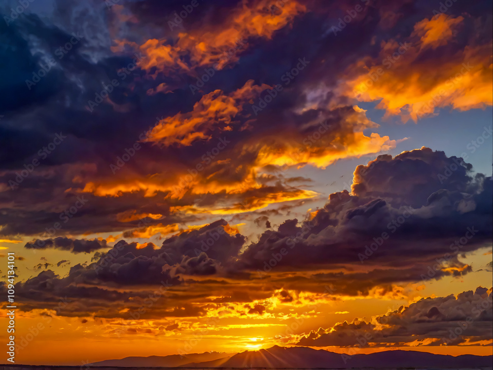 sunset in the sky sunset in the sky