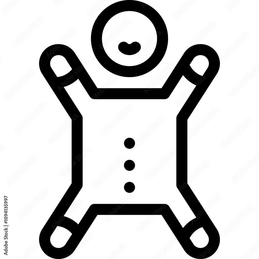 cookie, gingerbread, new year Icon cookie, gingerbread, new year Icon