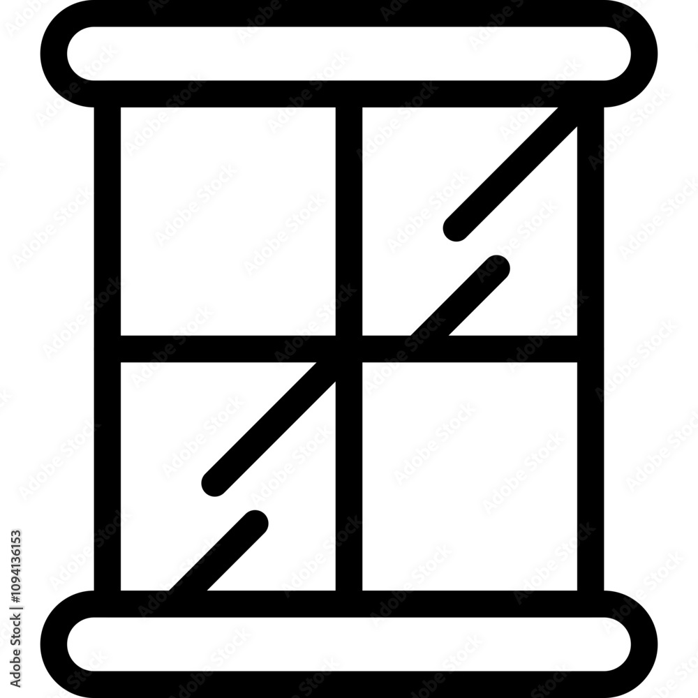 Christmas, snow, window, winter Icon Christmas, snow, window, winter Icon