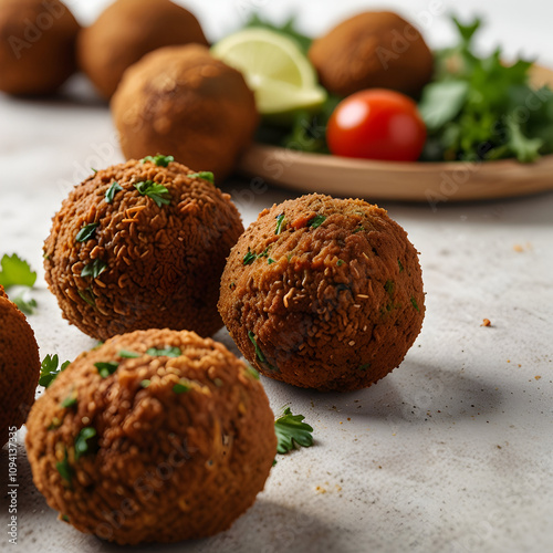 Tasty falafel balls photo