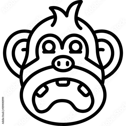 Shocked Ape Icon