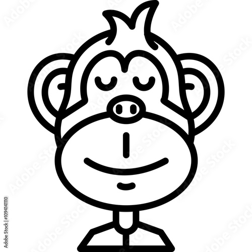 Cute Ape Icon