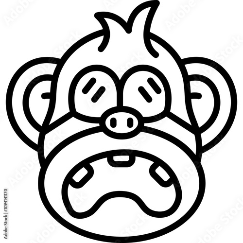 Shocked Ape Icon