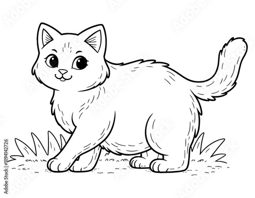 Illustration of a cat