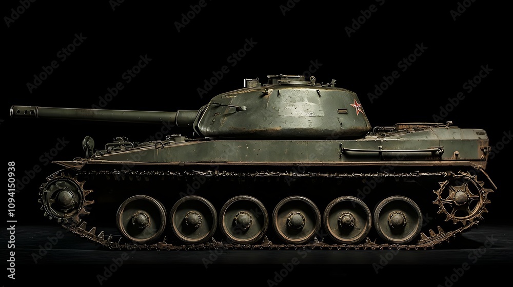 Historic IS-2 Heavy Tank Restored for Display Historic IS-2 Heavy Tank Restored for Display