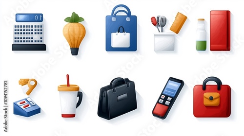 A set of professional line icons designed to represent various reception services and hotel counter client check ins customer assistance and other related hospitality and business support functions photo