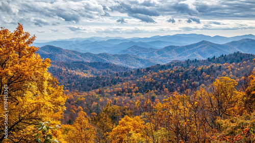 A scenic Thanksgiving hike through the mountains, with crisp fall air, golden foliage, and breathtaking views providing the perfect backdrop for a day of gratitude and reflection.