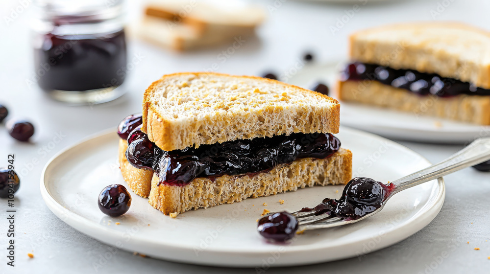 Making a delicious peanut butter and jelly sandwich a culinary adventure in your kitchen with simple ingredients Making a delicious peanut butter and jelly sandwich a culinary adventure in your kitchen with simple ingredients