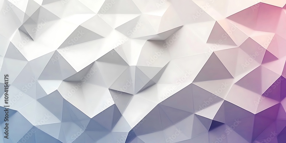 Fototapeta premium Colorful abstract image with a blend of geometric shapes and color tones. 