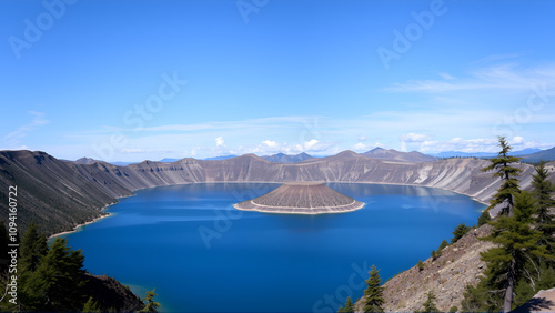 caldera lake photo