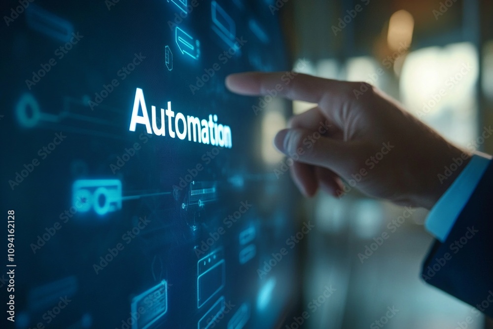 Futuristic Automation Interface Design Futuristic Automation Interface Design