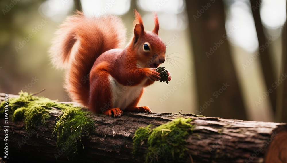 Natural Charm: Playful Squirrel Moments Natural Charm: Playful Squirrel Moments