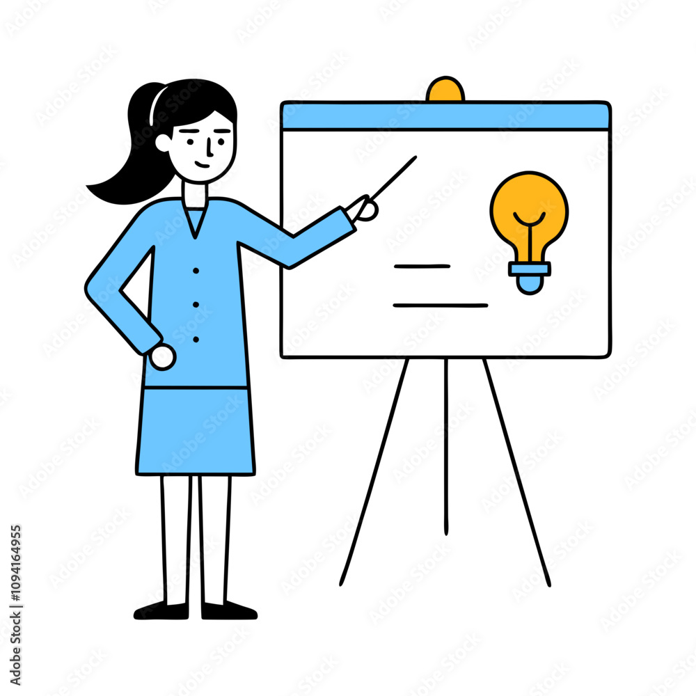 Business meeting on office vector illustration Business meeting on office vector illustration