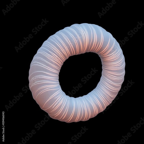 Deep-Sea Creature Glowing Ring Icon - Explore the unknown depths of the ocean photo