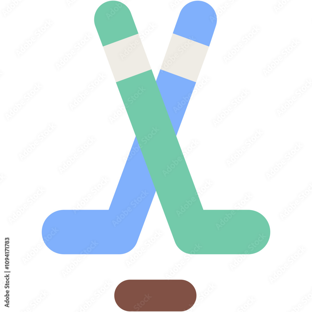 Φωτογραφία Vector Icon Ice Hockey, Hockey, Hockey Sticks, Sports and Competition, Olympic G