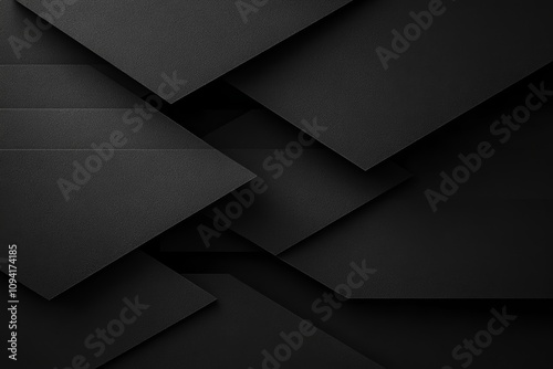 Black Abstract Geometric Stage Mockup for Cosmetic Advertising Presentation