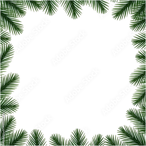 Pines border transparent background