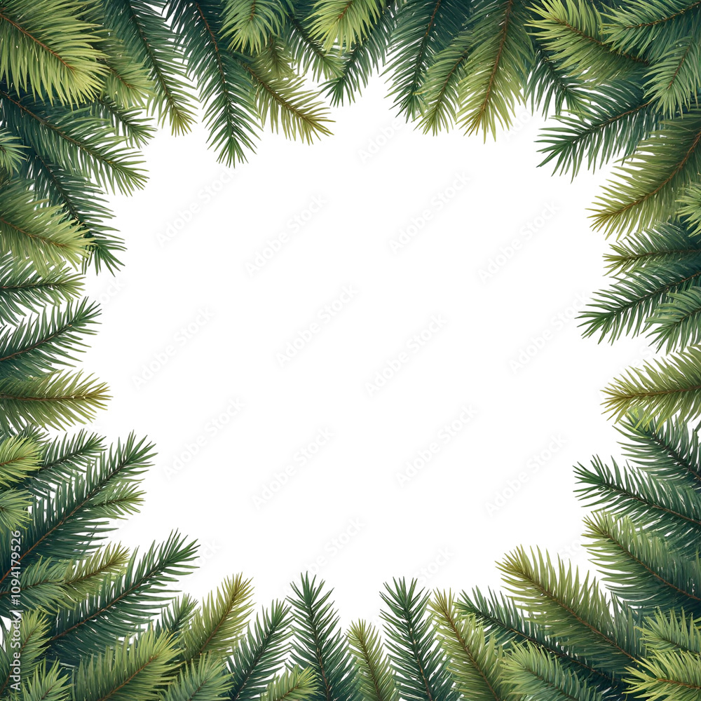 Pines border transparent background Pines border transparent background