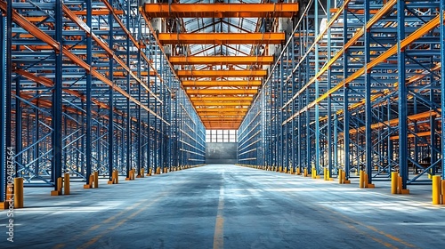 Capacity Shipping System, Selective Focus on Empty Racking System in Under-Construction Warehouse
