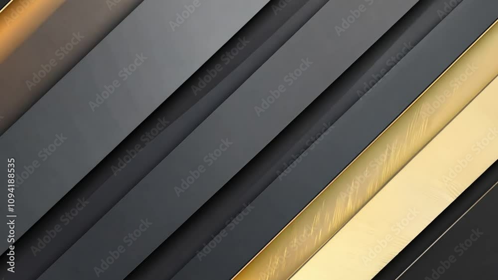 Abstract Diagonal Stripes in Black and Gold Abstract Diagonal Stripes in Black and Gold