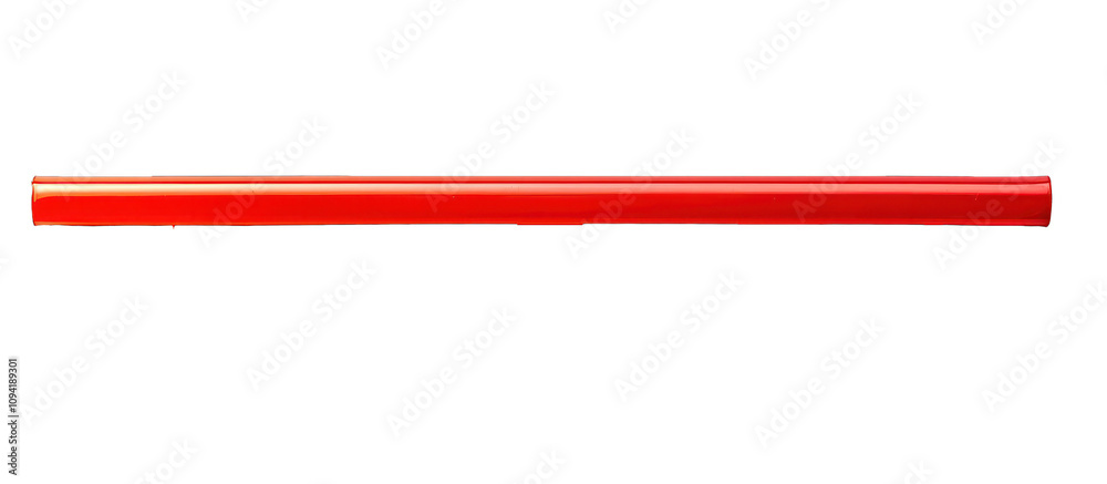 Perfectly isolated close-up of a red plastic drinking straw with a clipping path. Perfectly isolated close-up of a red plastic drinking straw with a clipping path.