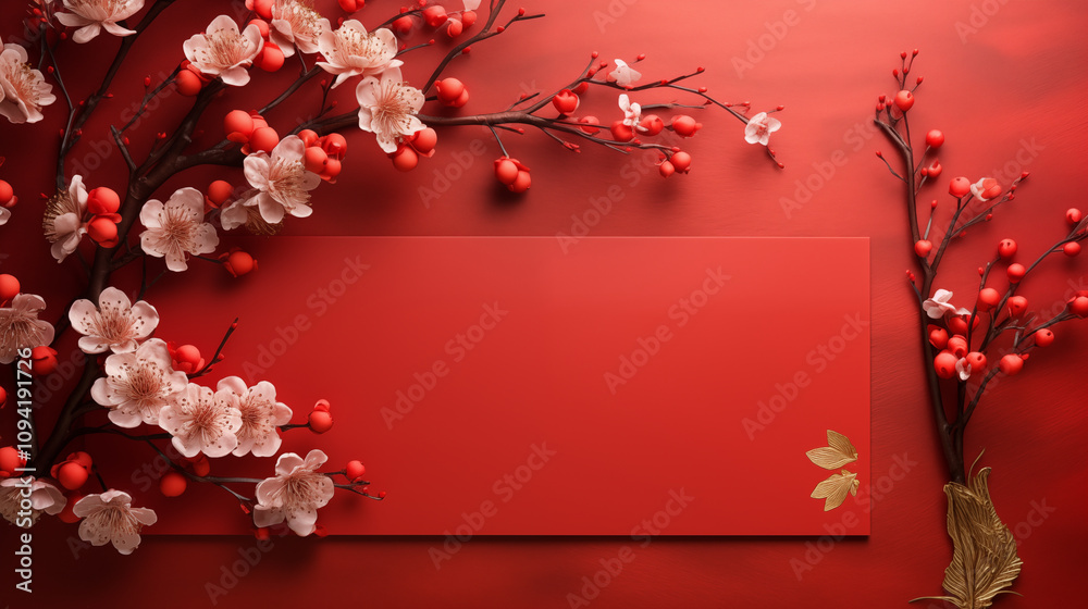 Chinese New Year template background. Chinese New Year template background.