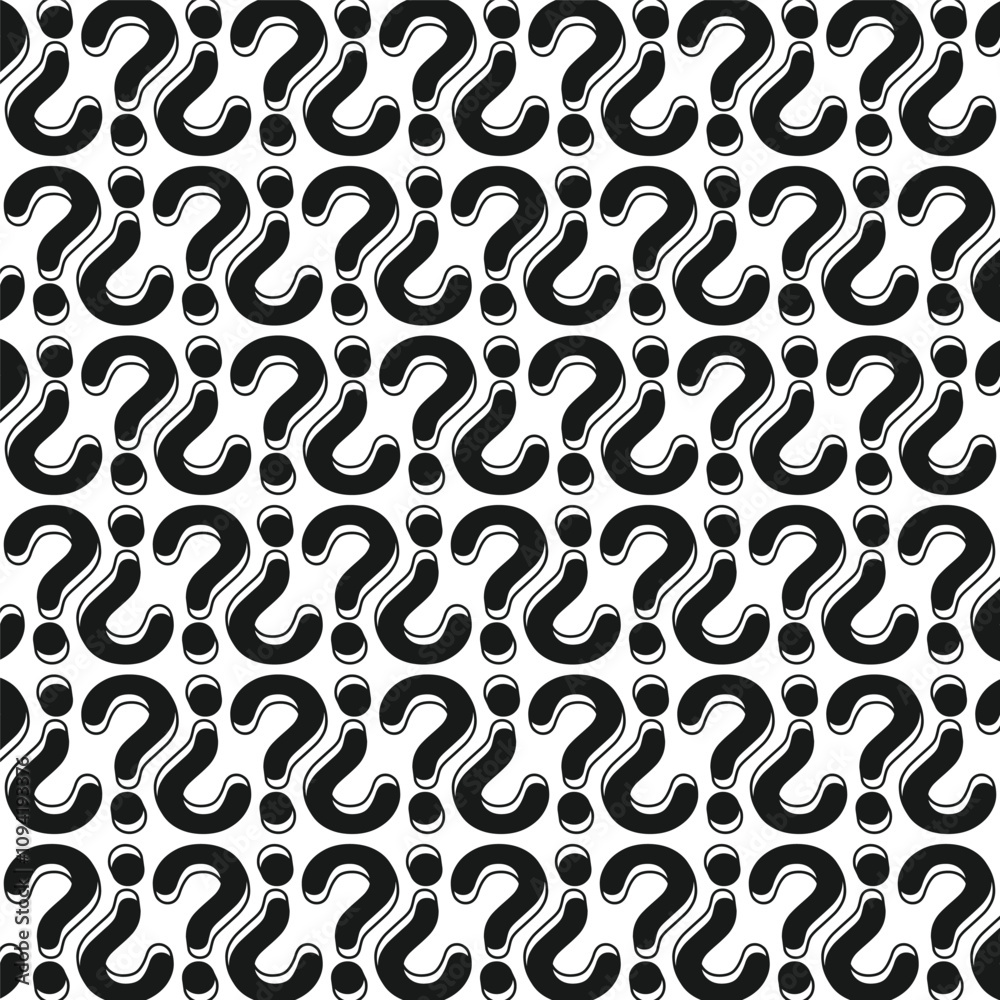 Question mark texture. Question marks seamless vector background. Question mark texture. Question marks seamless vector background.