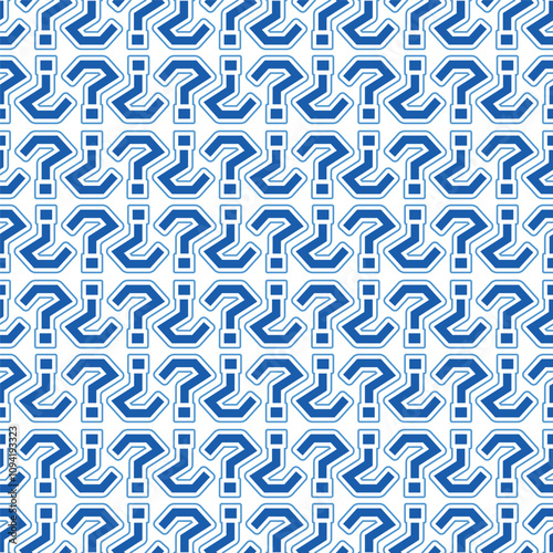 Question mark texture. Question marks seamless vector background.