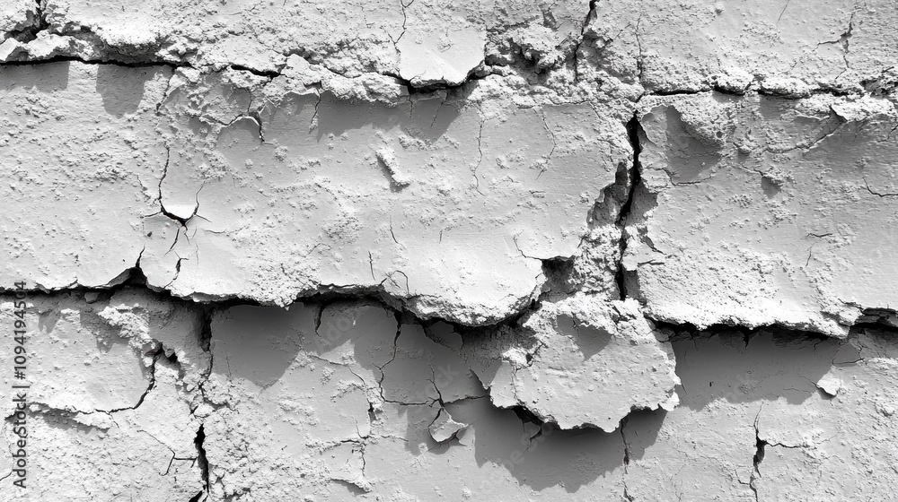 Obraz premium Cracked Clay Texture