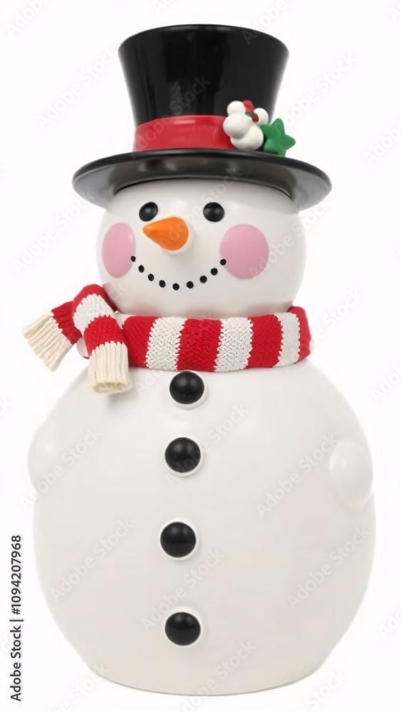 Christmas snowman decoration home festive figure indoor close-up cheerful holiday spirit Christmas snowman decoration home festive figure indoor close-up cheerful holiday spirit
