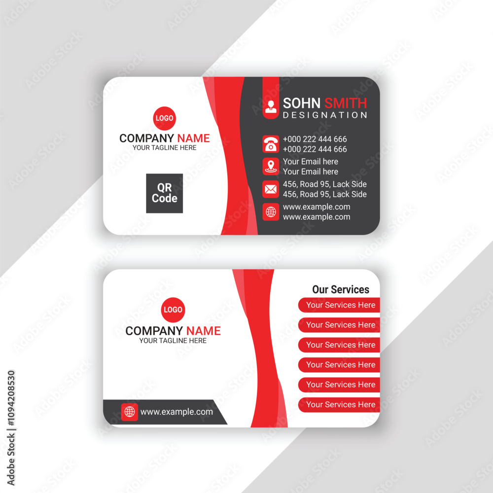 Obraz premium business card