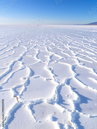 Notable salt flats in northwestern Argentina. photo