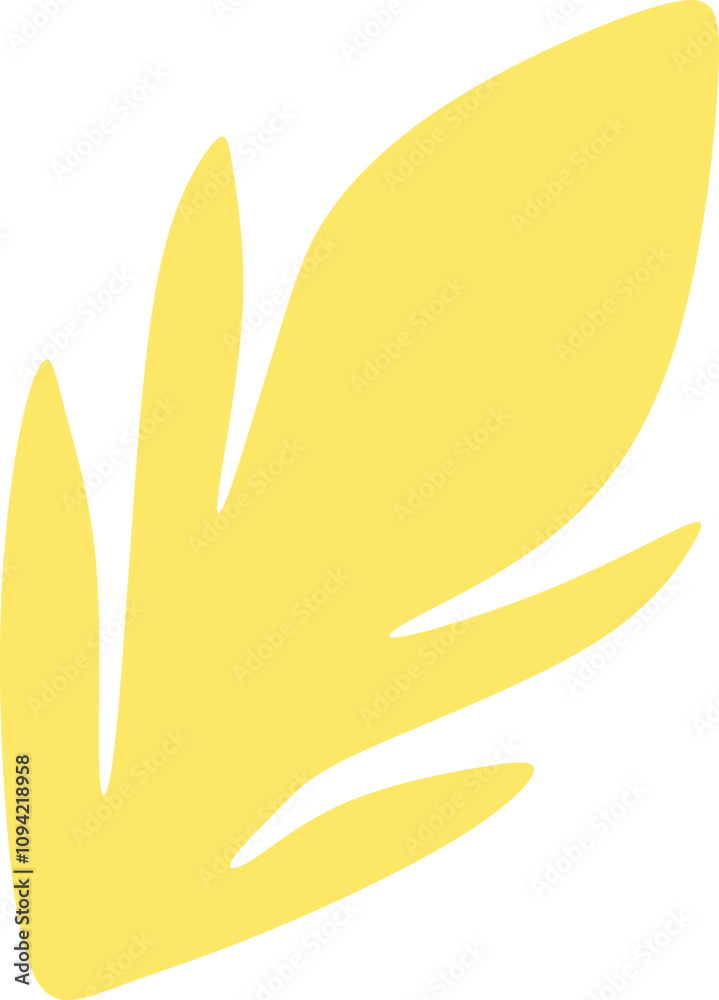 Obraz premium Abstract Leaves Shape