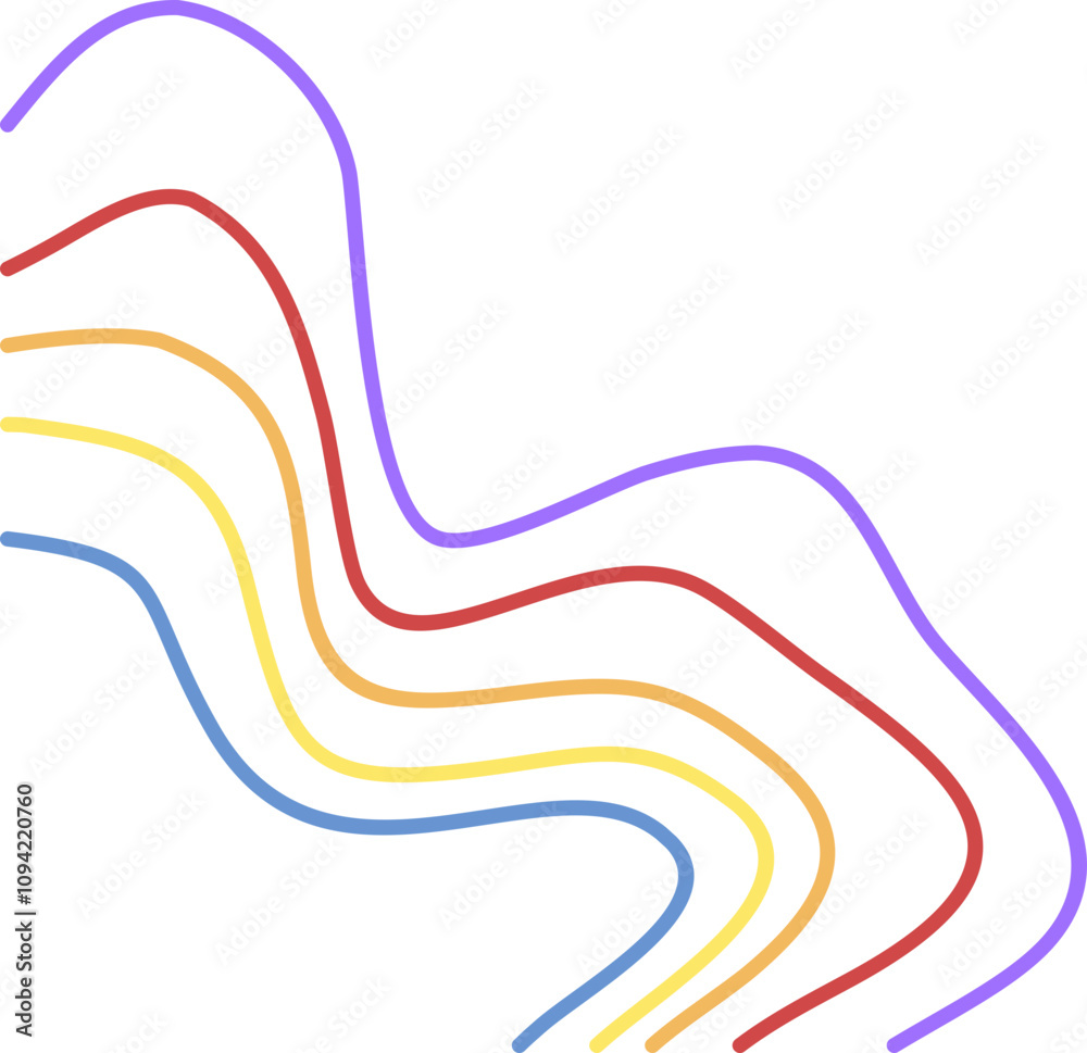Colorful Abstract Line Colorful Abstract Line