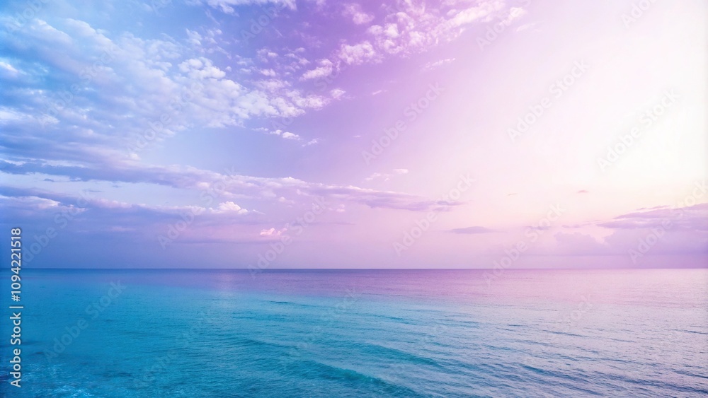 Obraz premium Soft blue and purple hue gradient on a subtle gradient effect, soothing visual effects, calming atmosphere, soft blue gradient