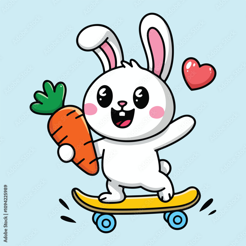 Cute Bunny Vector