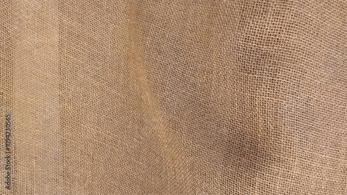 Jute pattern, rough burlap texture, canvas coarse cloth, brown woven rustic bagging. Natural hessian beige textile texture. 
