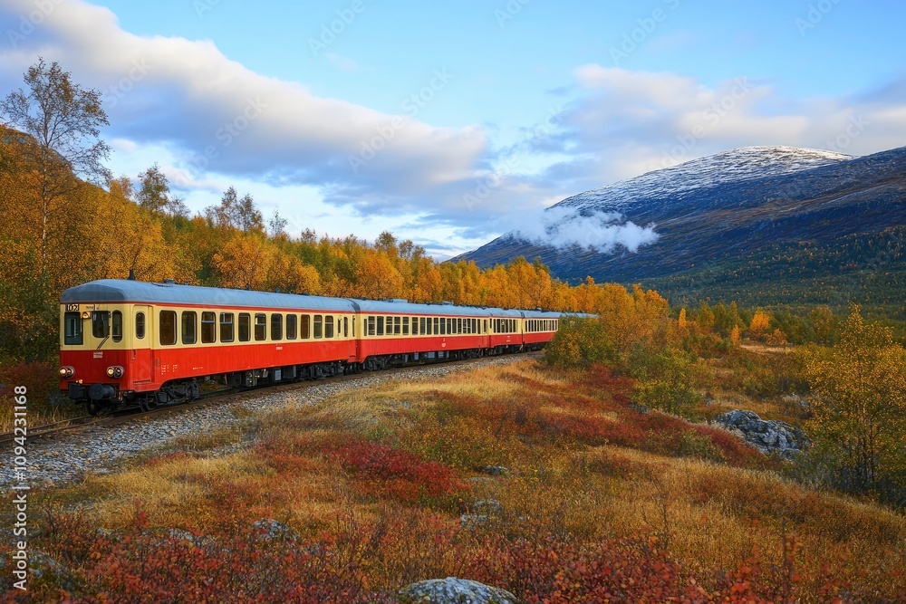 railways along with trees and greenland with generative ai railways along with trees and greenland with generative ai