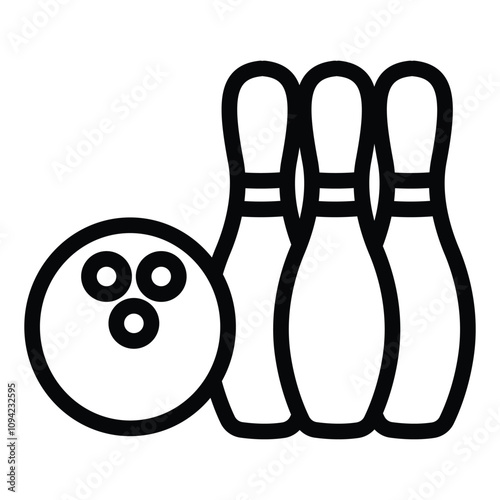 the bowling ball hits the bowling pins