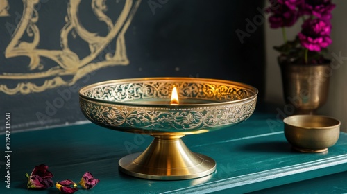 Ornate Candle Holder.