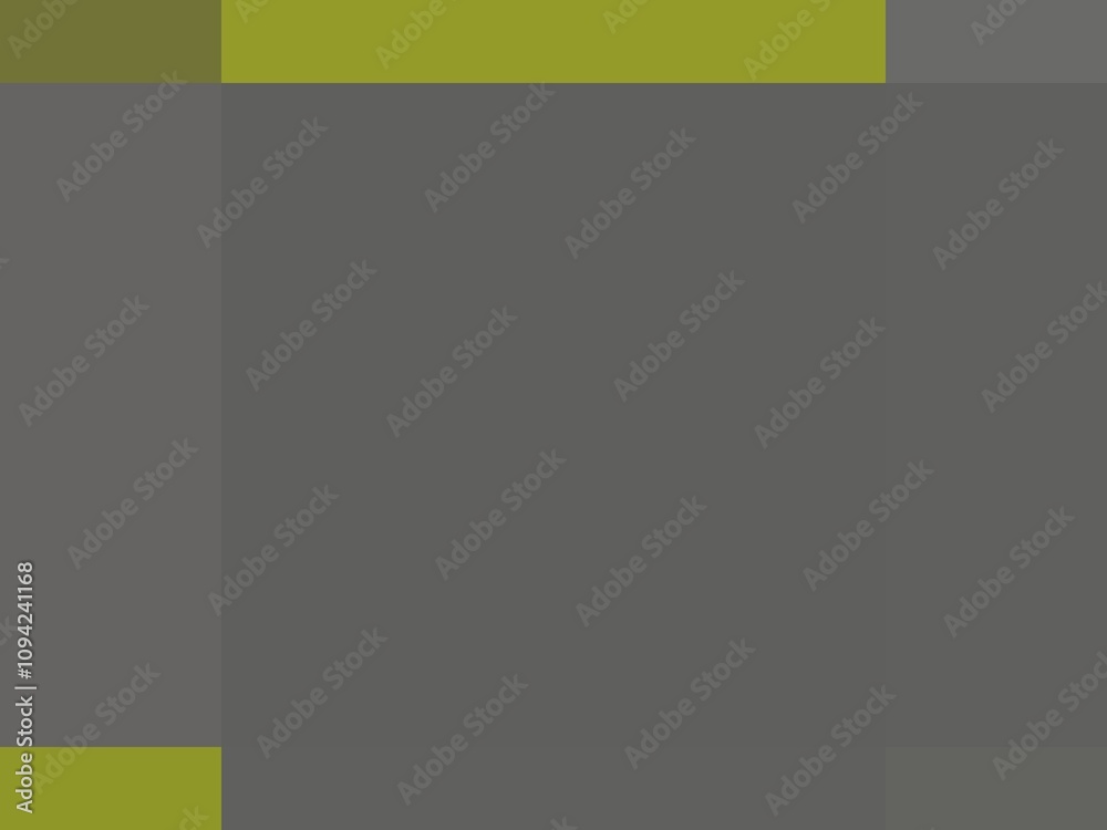 Obraz premium Abstract geometric gray and olive green color block background.