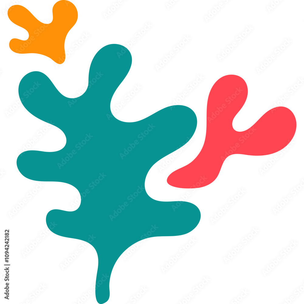 Abstract Matisse Leaves Abstract Matisse Leaves