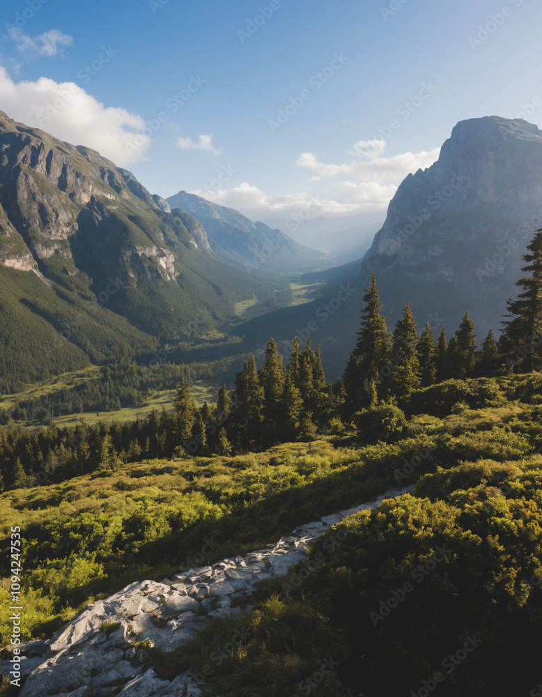 Obraz premium landscape in the mountains