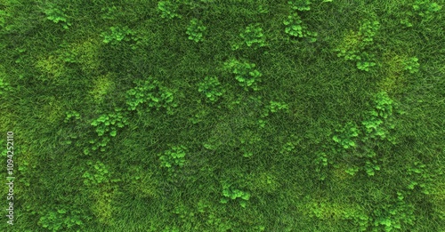 vibrant green grass texture lush landscape turf garden