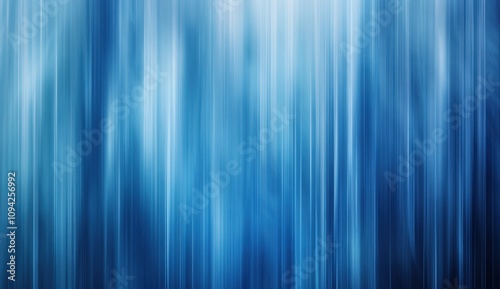 Abstract blue vertical motion blur background.