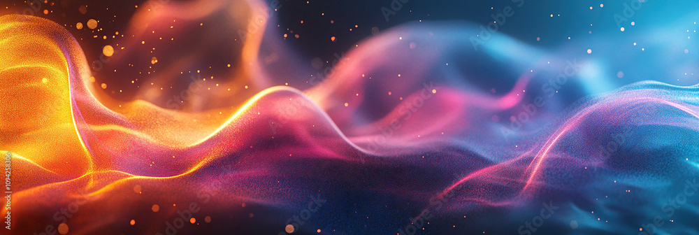 Horizontal abstract background with liquid glowing smoke texture on dark background. Vertical digital wallpaper Horizontal abstract background with liquid glowing smoke texture on dark background. Vertical digital wallpaper