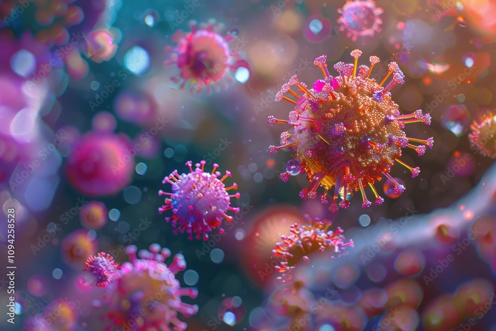 Fototapeta premium shape of molecules