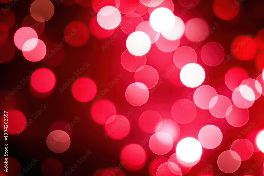 Gleaming Red Luminous Bokeh Effect for Bold Abstract Illumination Gleaming Red Luminous Bokeh Effect for Bold Abstract Illumination