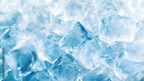 digital technology ice texture poster background