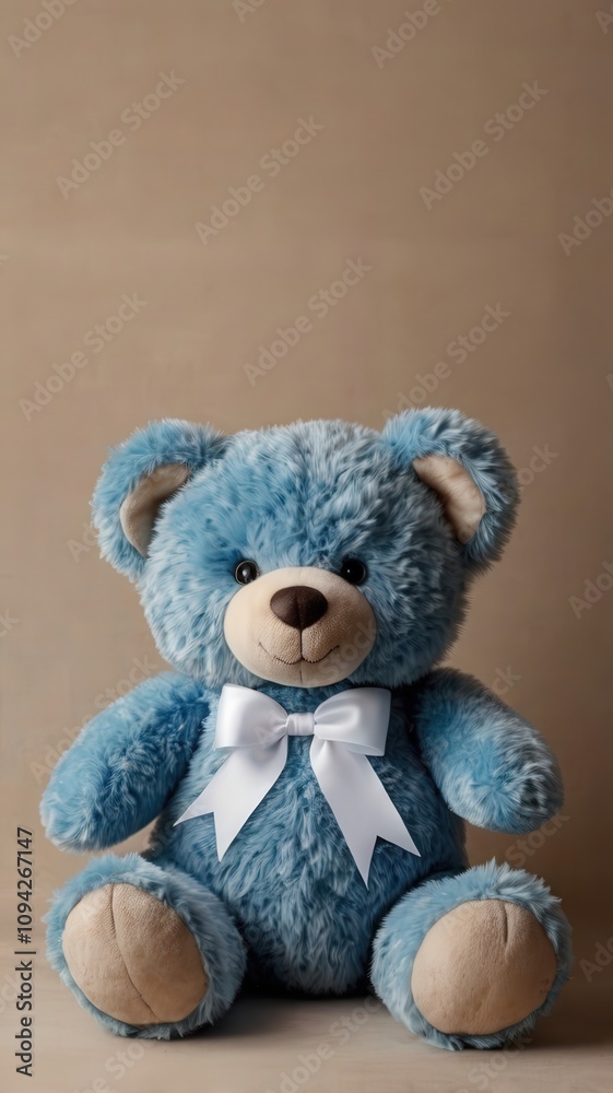 Obraz premium bear, toy, teddy, christmas, animal, love, soft, gift, teddy bear, object, fluffy, isolated, heart, brown, child, plush, sitting, cuddly, childhood, stuffed, holiday, fur, doll, furry, hat